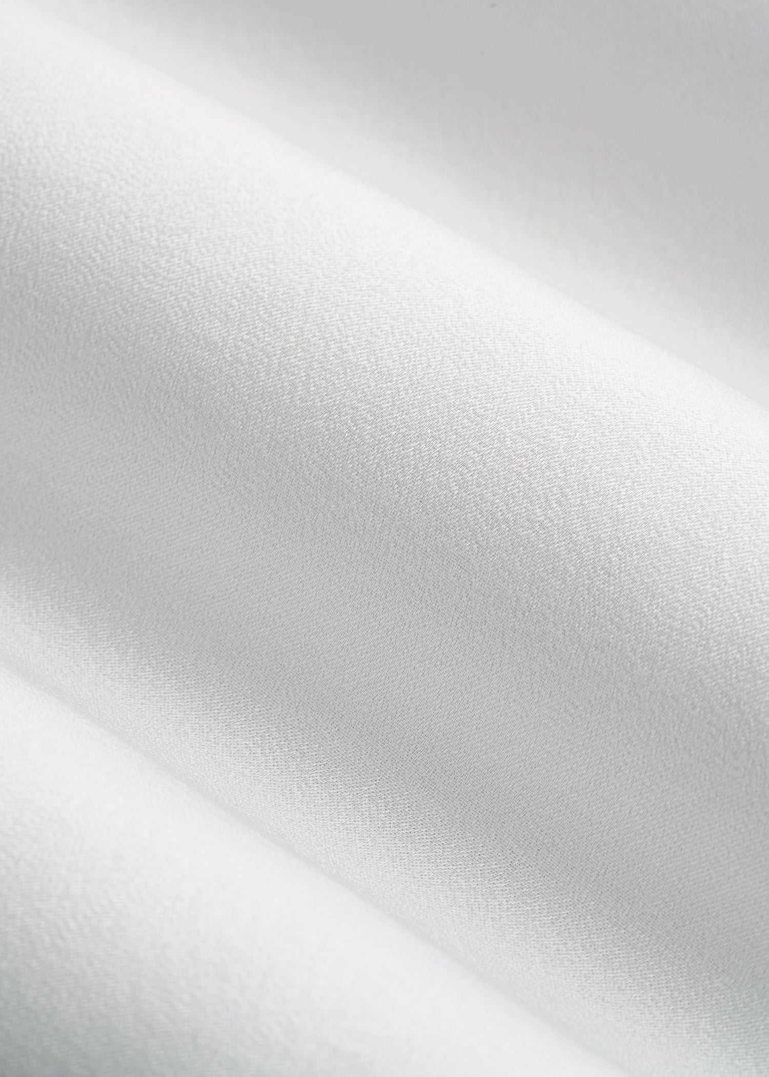 Satin Blouse With Bow for Tall Women in White