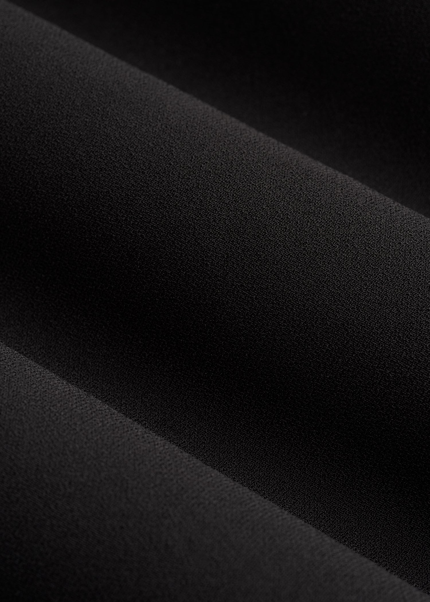 Crepe Wrap Blazer for Tall Women in Black