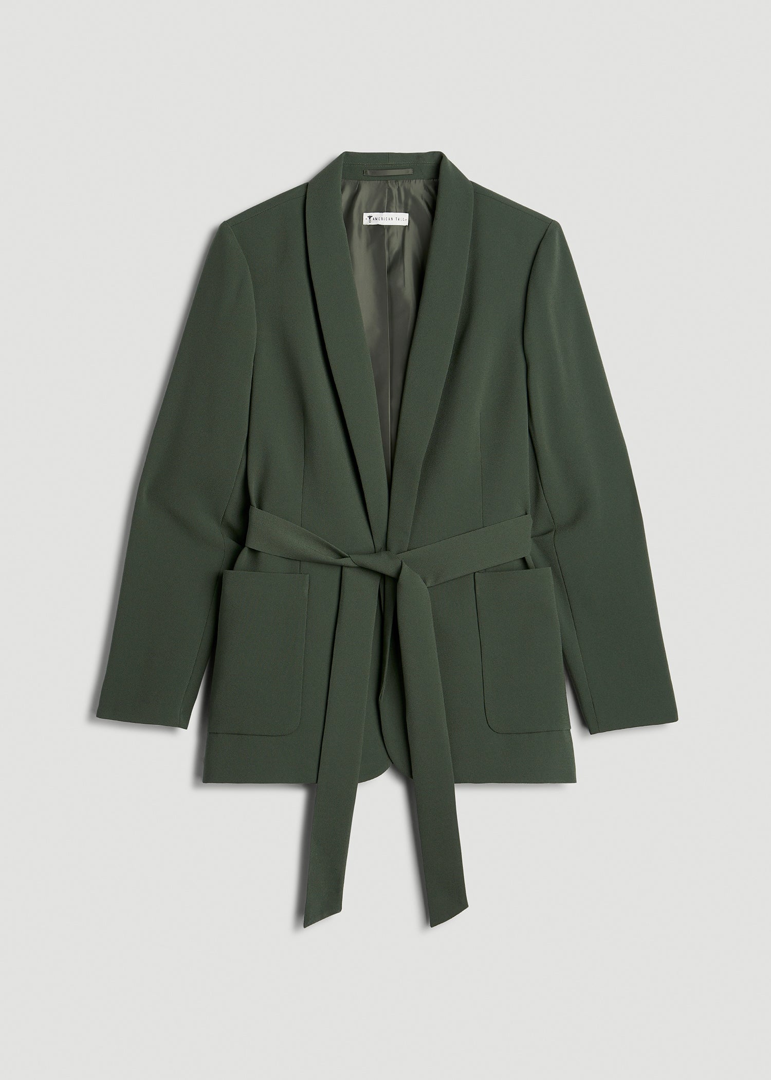 Crepe Wrap Blazer for Tall Women | American Tall