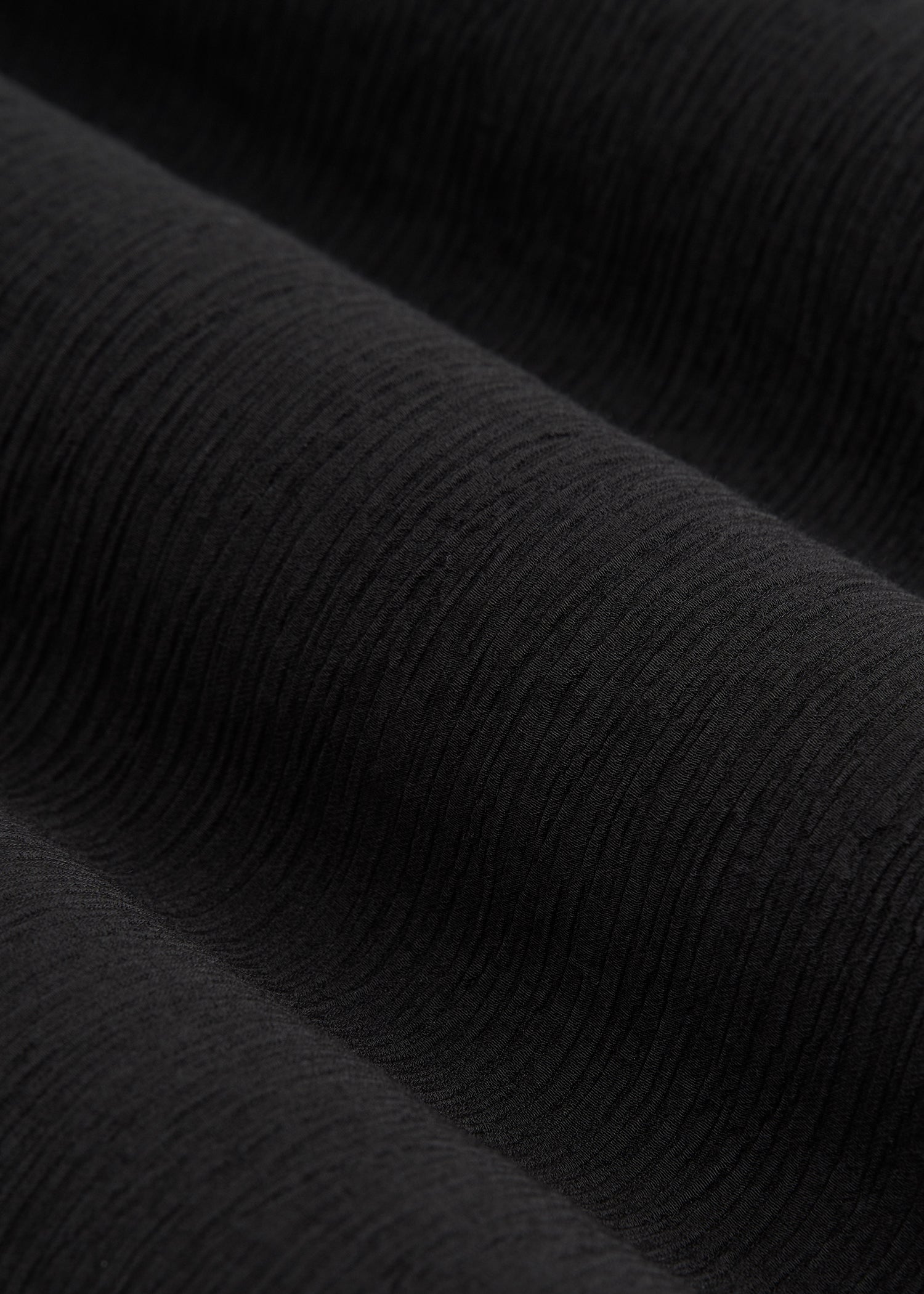 Crinkle Pull-on Wide-leg Pants for Tall Women in Black