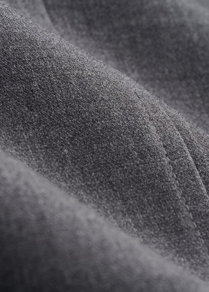 Cropped Bomber Jacket for Tall Women in Graphic Charcoal