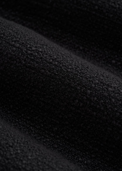 Cropped Jackie Tweed Blazer for Tall Women in Black