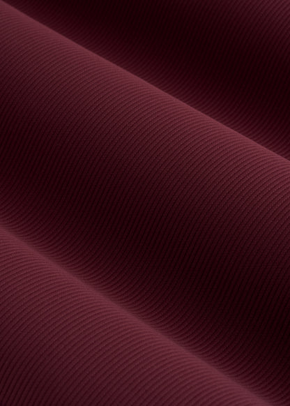 Cropped Ribbed Tank Top for Tall Women in Tawny Port