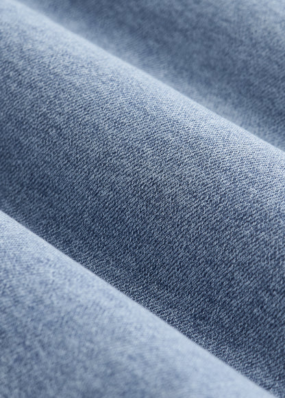 Cropped Stretch Denim Jacket for Tall Women in Perfect Blue