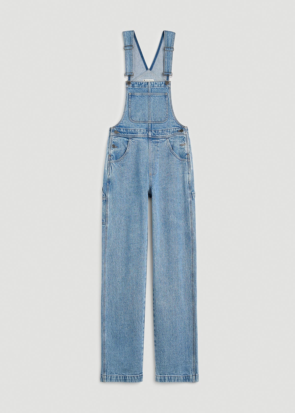 Denim Overalls for Tall Women in Perfect Blue