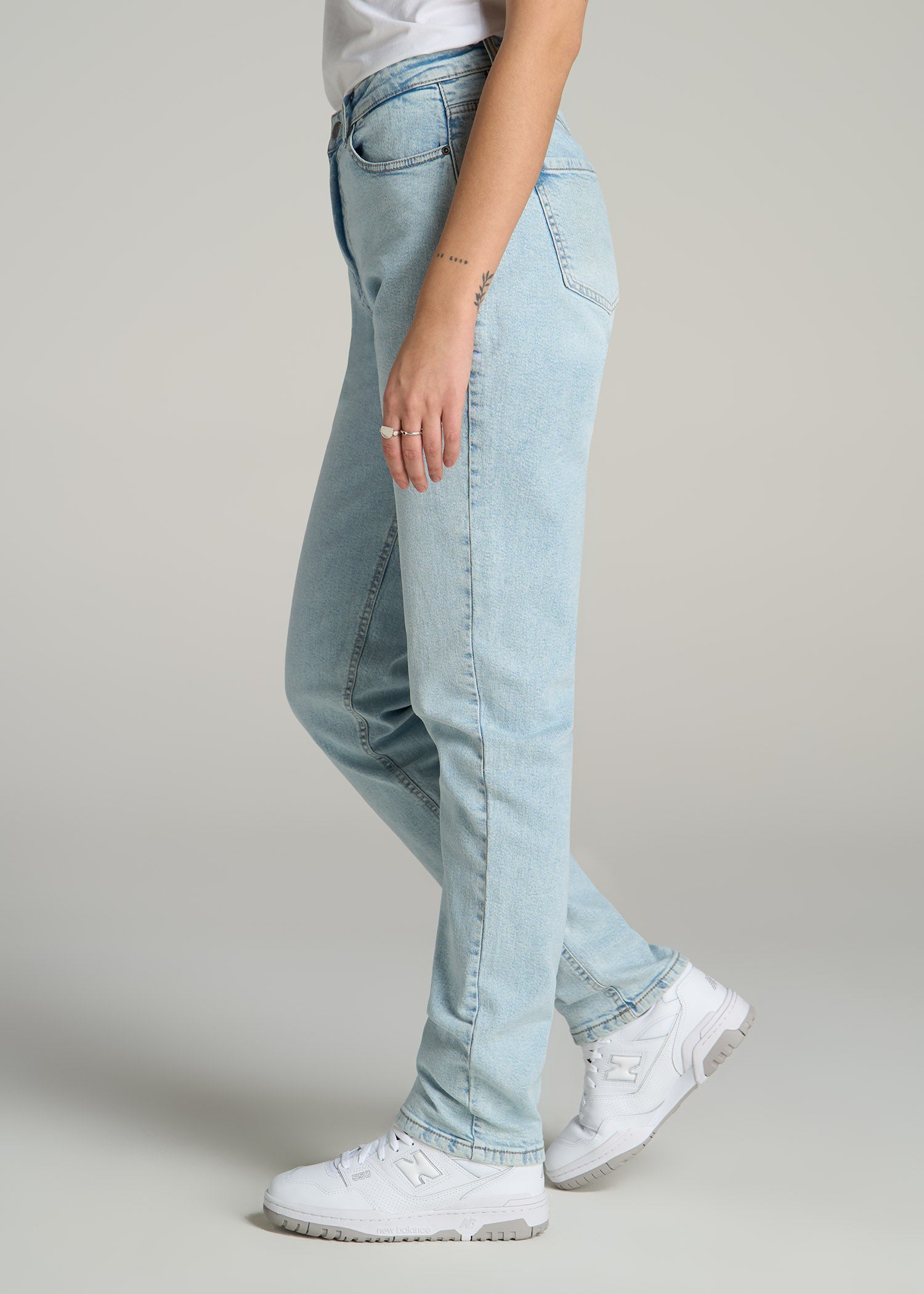 Emma High Rise Relaxed Tapered Tall Women's Jeans | American Tall
