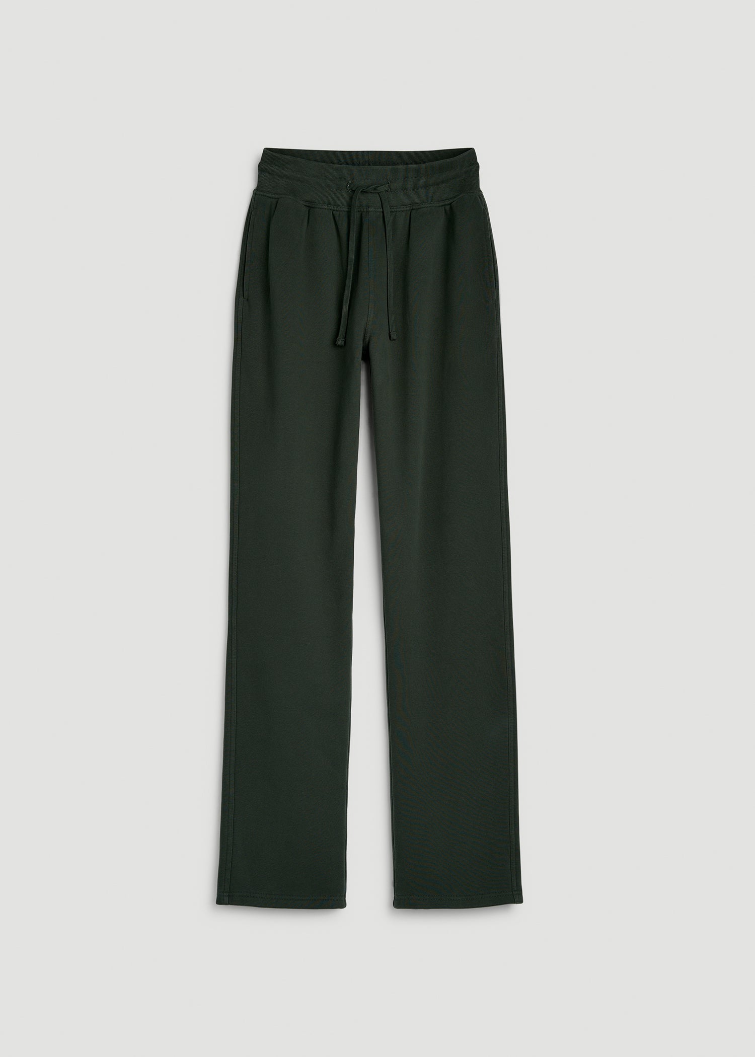 Everyday Straight Leg Open Bottom Fleece Pant for Tall Women in Boreal Forest
