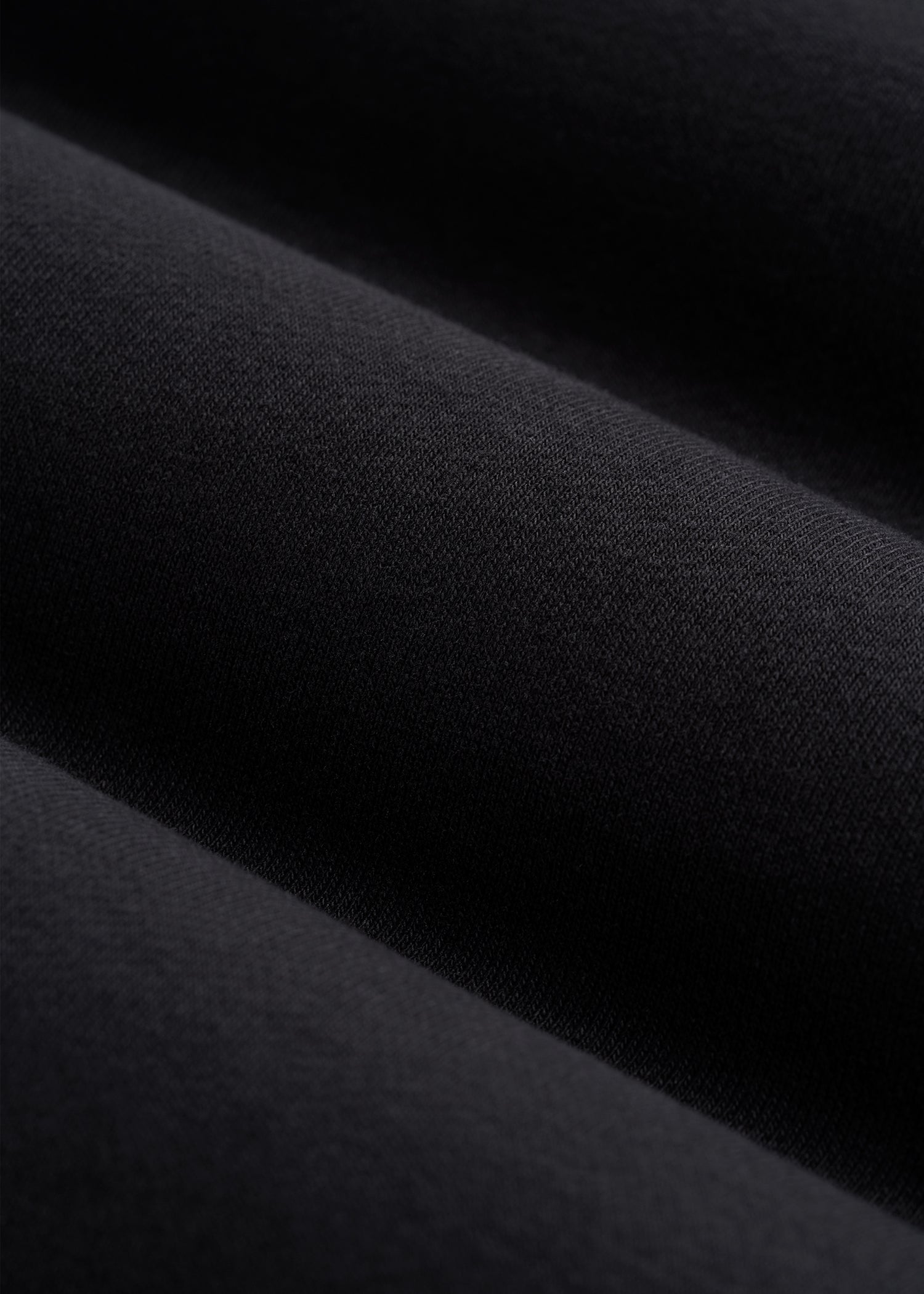 Everyday French Terry Hoodie for Tall Women in Black