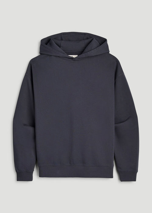 Everyday French Terry Hoodie for Tall Women in Charcoal Rinse