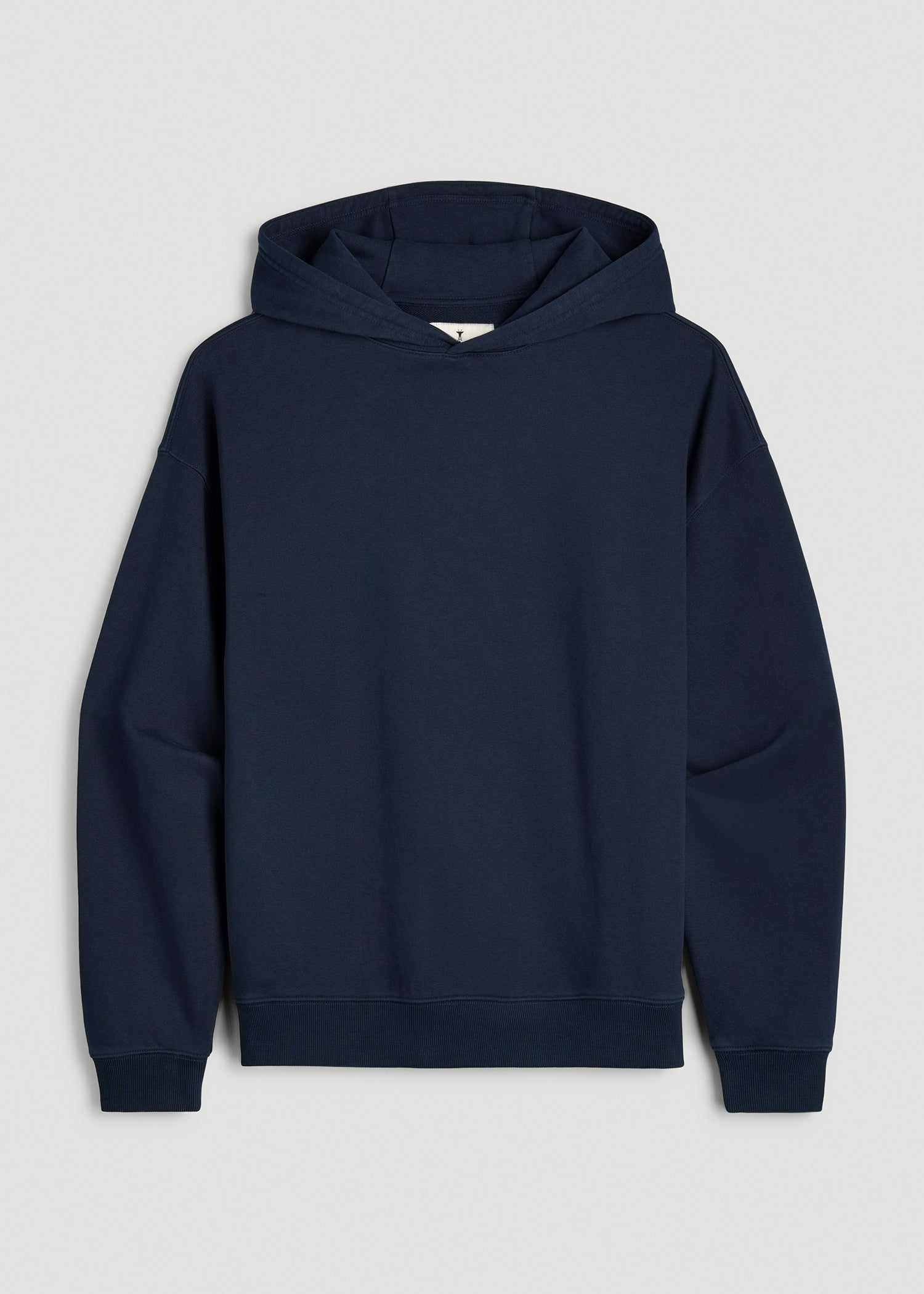 Everyday French Terry Hoodie for Tall Women in Royal Navy