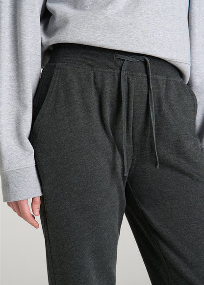 Everyday French Terry Jogger for Tall Women in Charcoal Mix