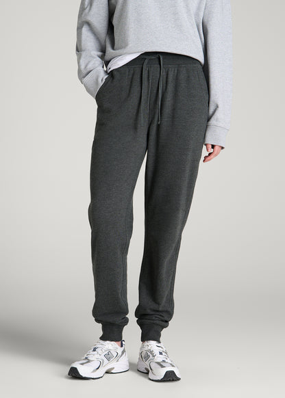 Everyday French Terry Jogger for Tall Women in Charcoal Mix
