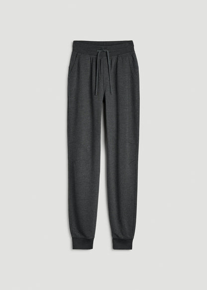 Everyday French Terry Jogger for Tall Women in Charcoal Mix