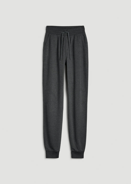 Everyday French Terry Jogger for Tall Women in Charcoal Mix