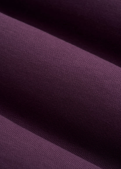 Everyday French Terry Regular Fit Sweatpants for Tall Women in Aubergine
