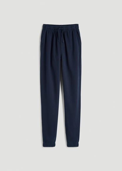 Everyday French Terry Regular Fit Sweatpants for Tall Women in Royal Navy