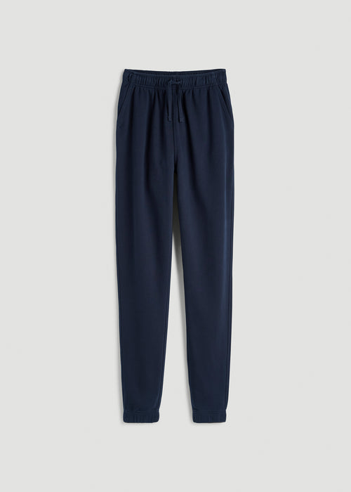 Everyday French Terry Regular Fit Sweatpants for Tall Women in Royal Navy
