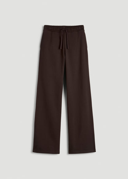 Everyday Terry Midrise Wide Leg Pants for Tall Women in Espresso