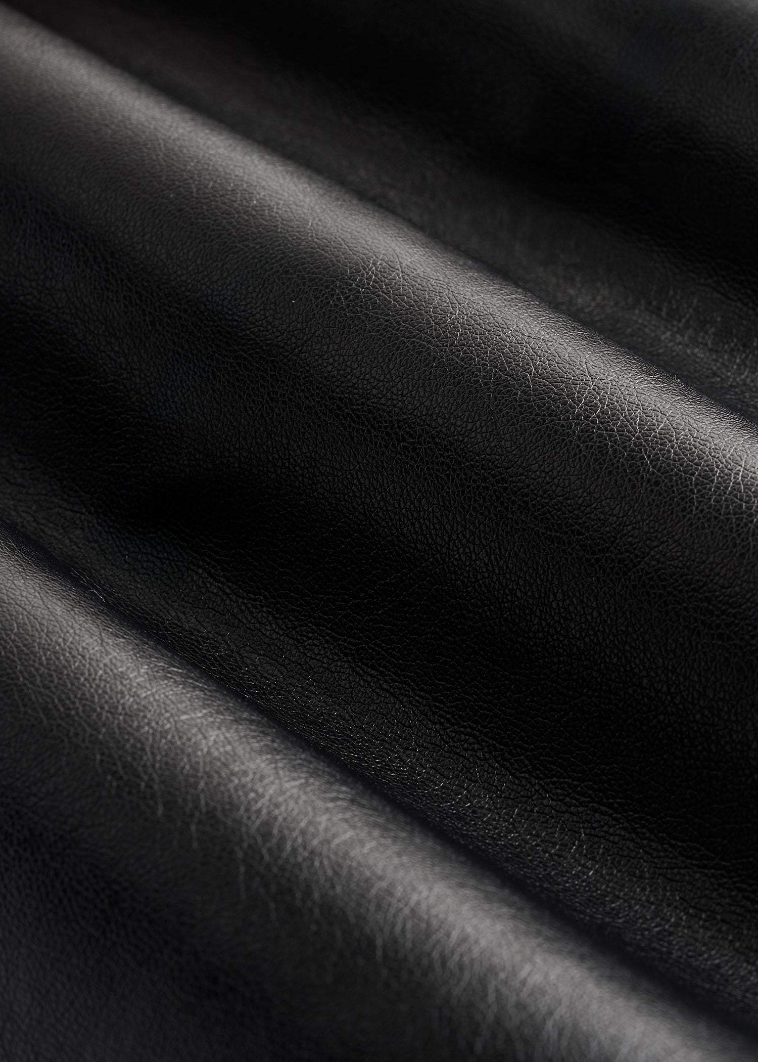 True Touch Leather Double Breasted Blazer for Tall Women in Black