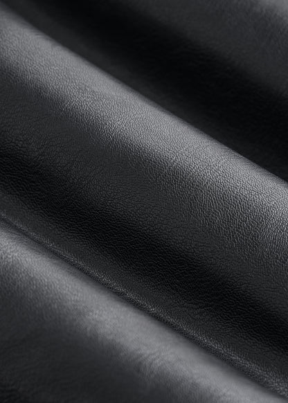 True Touch Leather Leggings for Tall Women in Black