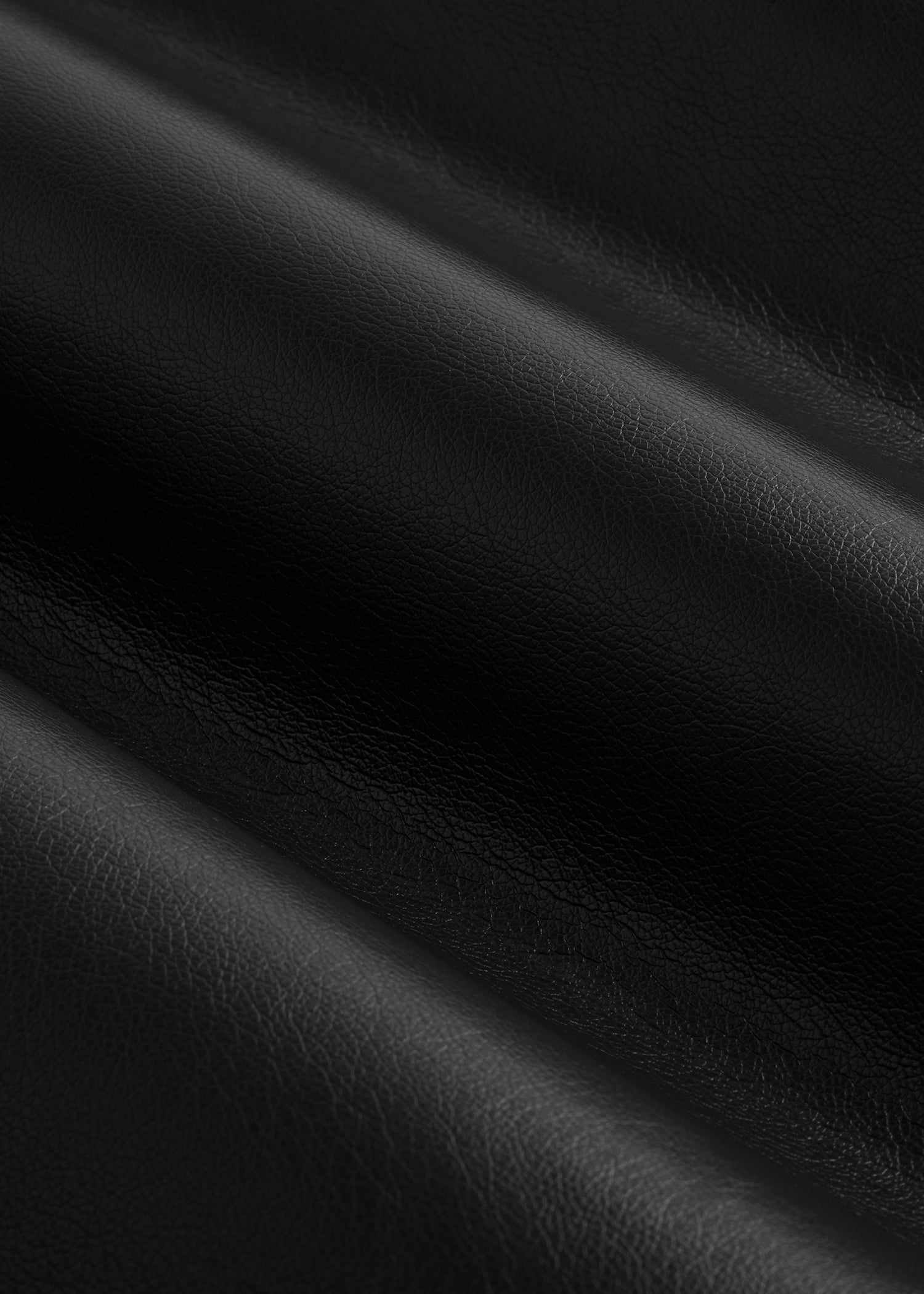 True Touch Leather Pencil Skirt for Tall Women in Black