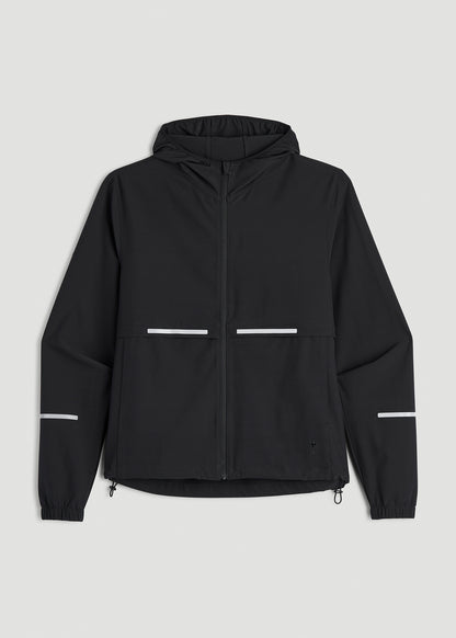 Featherweight Packable Jacket for Tall Women in Black