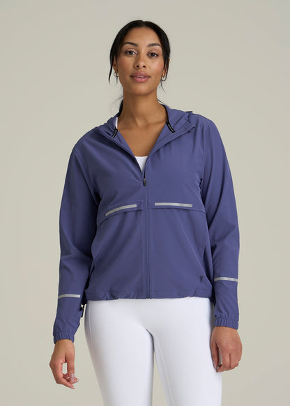 Featherweight Packable Jacket for Tall Women in Future Dusk