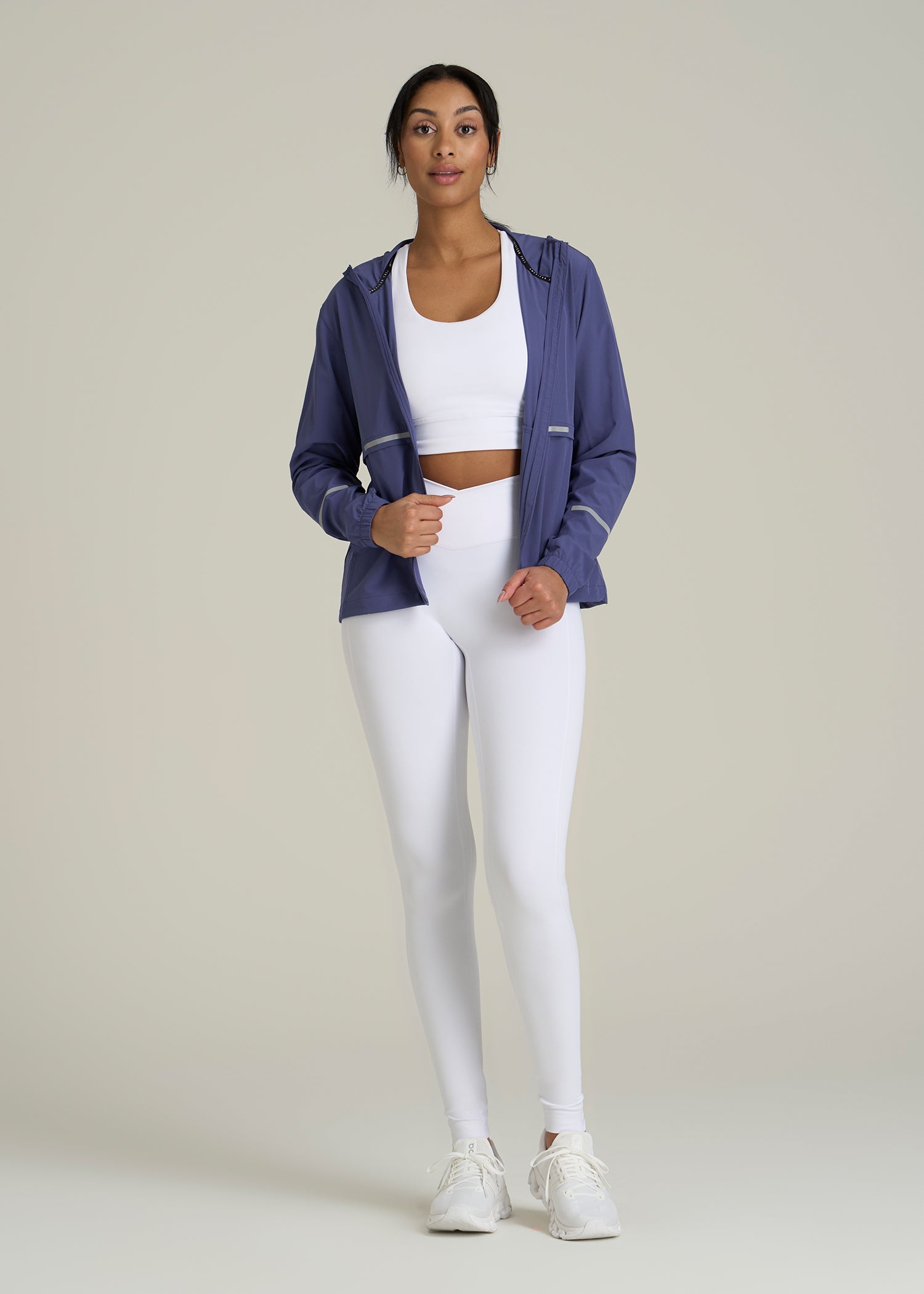 Featherweight Packable Jacket for Tall Women in Future Dusk