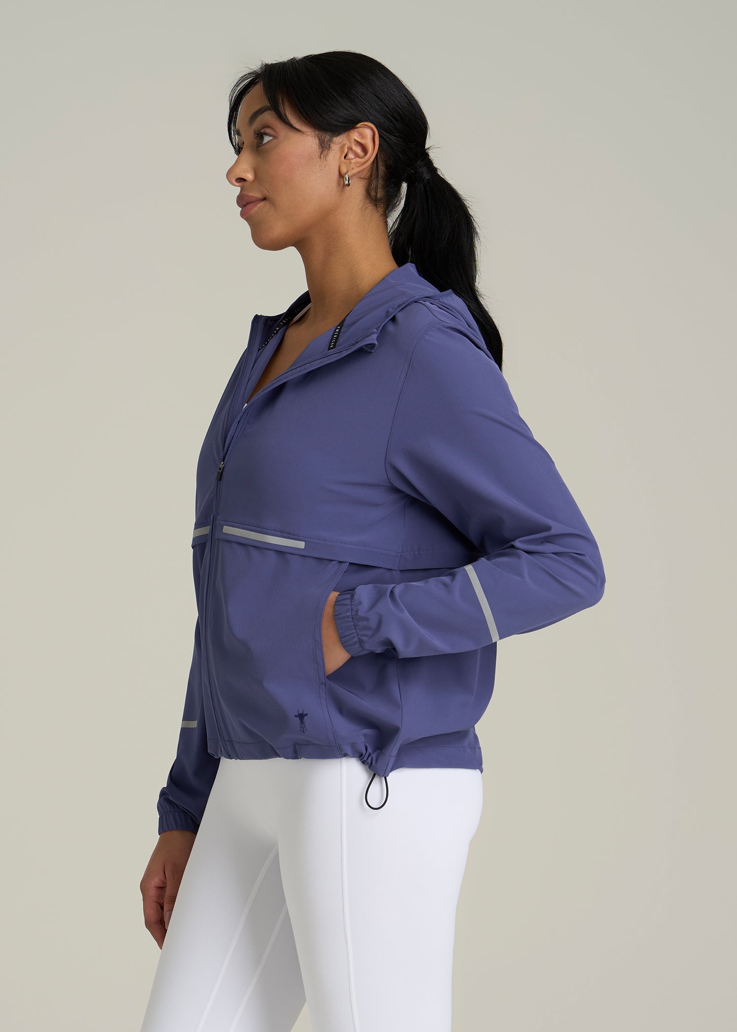 Featherweight Packable Jacket for Tall Women in Future Dusk