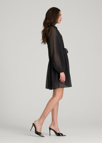 Peasant Dress for Tall Women | Chiffon Mini Dress American Tall Peasant Dress for Tall Women | Chiffon Mini Dress American Tall