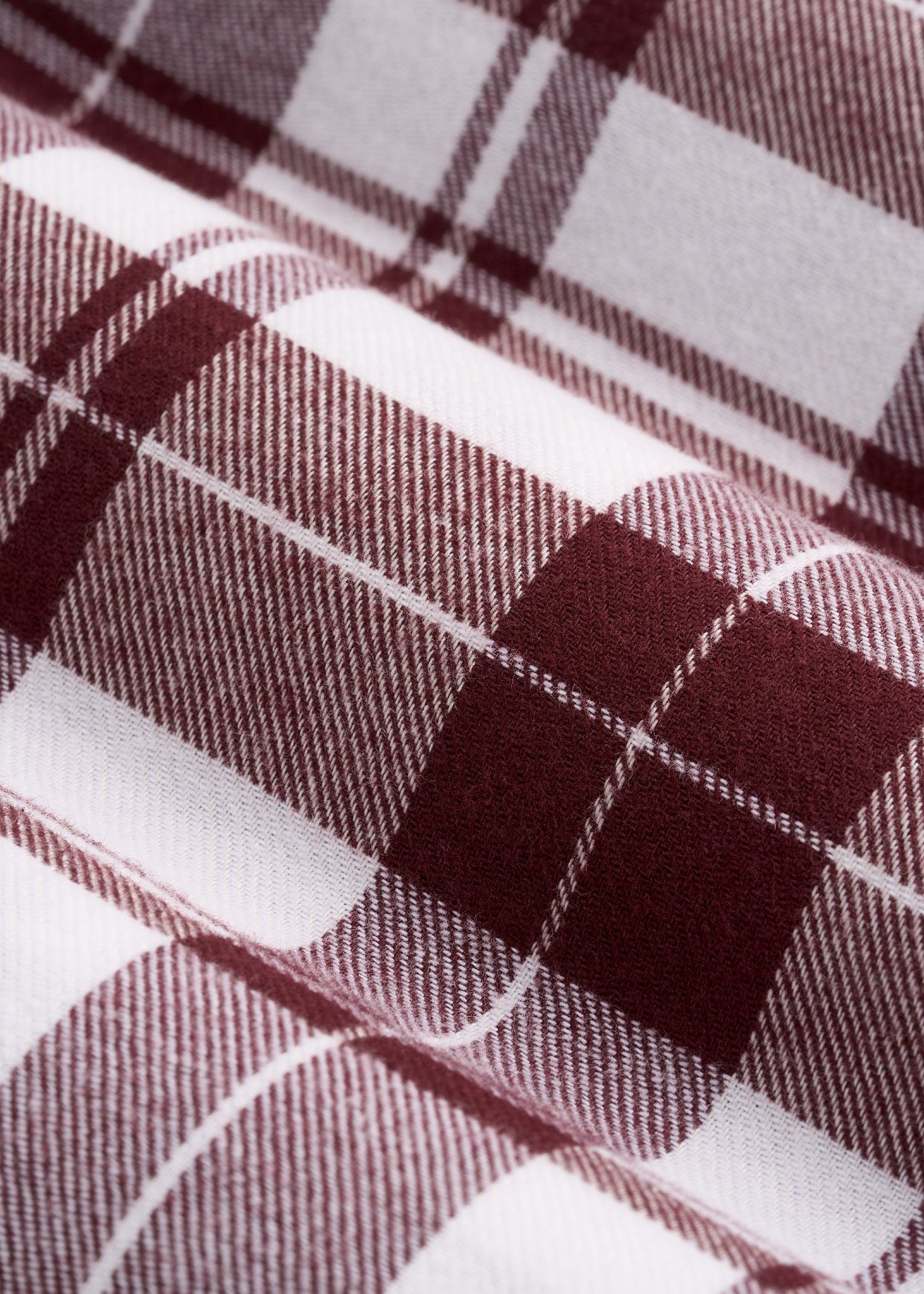 Flannel Button-Up Shirt for Tall Women in Port Royale Plaid