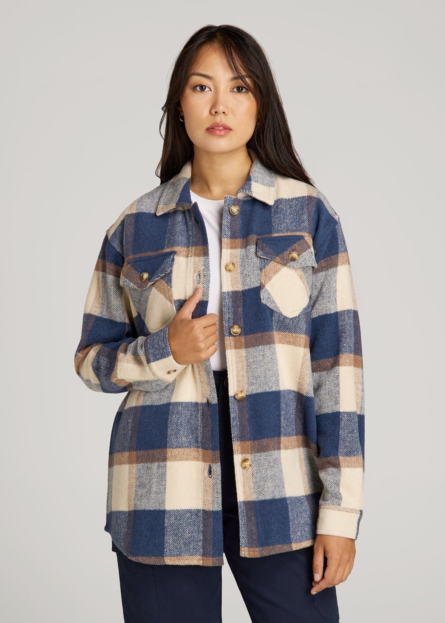 Flannel Women's Tall Shacket | American Tall