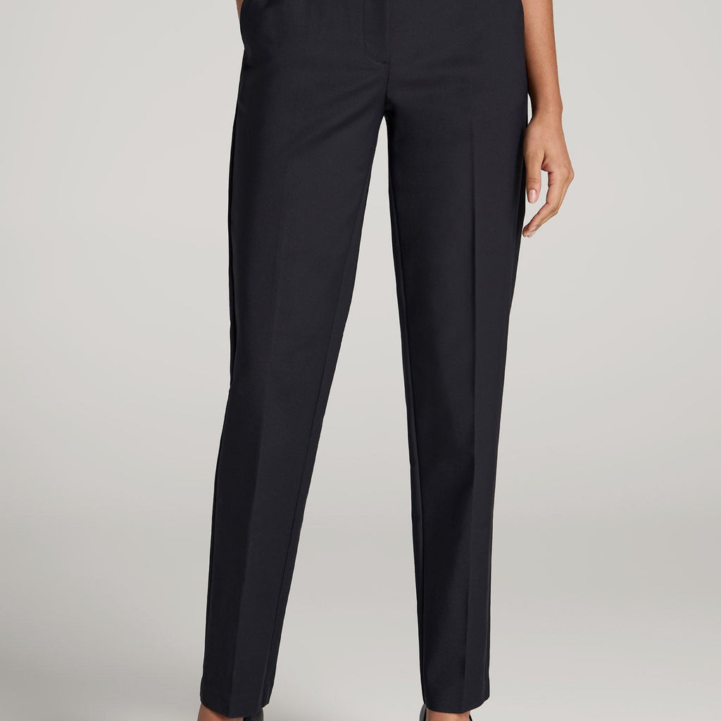 tall black dress pants women Cheroma Women's High Waisted Wide Leg Work Slacks, Black, S rise waist with a hook and bar closure HDE Womens High Waisted Dress