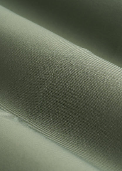 Flat Front Tapered Dress Pants for Tall Women in Dark Seagrass