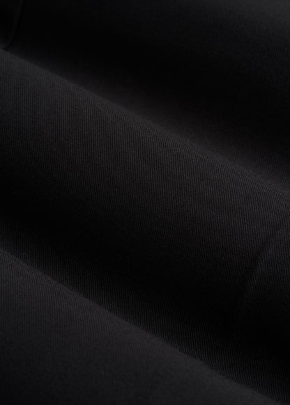 Flat Front Wide Leg Dress Pants for Tall Women in Black