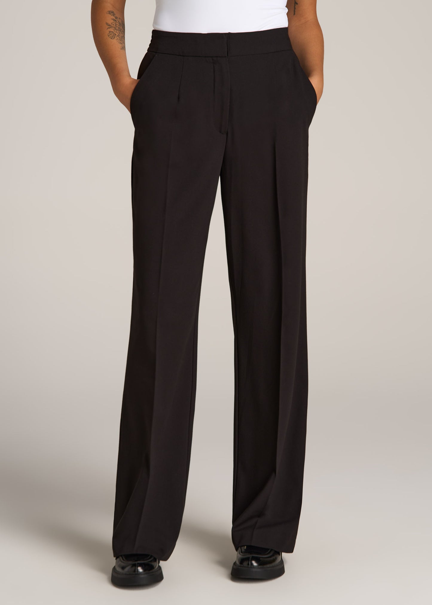 Pleated Dress Pants for Tall Women, American Tall