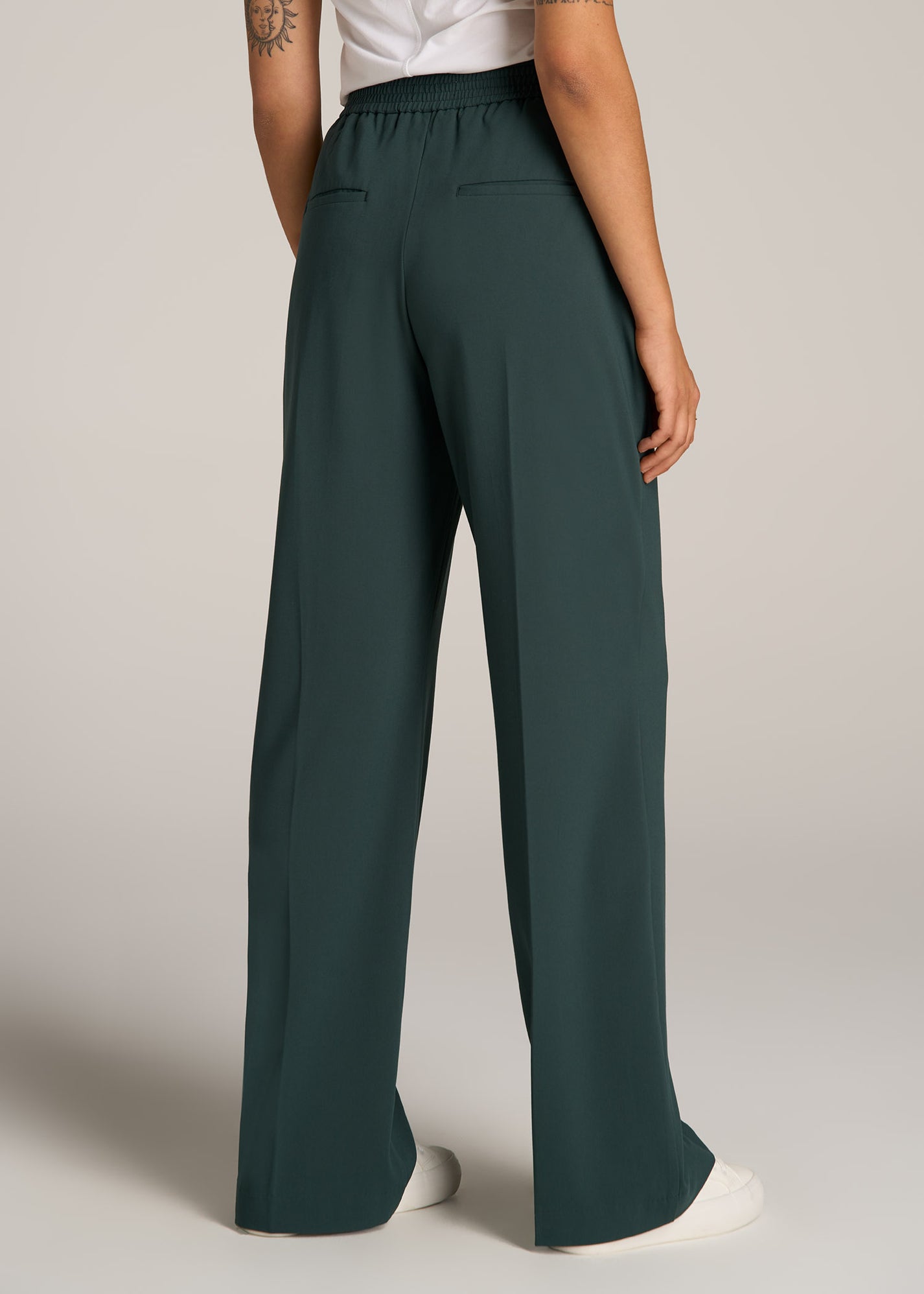 Flat Front Wide Leg Dress Pants for Tall Women | American Tall