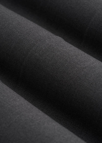 Flat Front Wide Leg Dress Pants for Tall Women in Graphic Charcoal