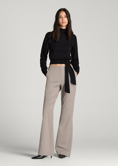 Freedom Flex Flare Dress Pants for Tall Women in Moon Rock