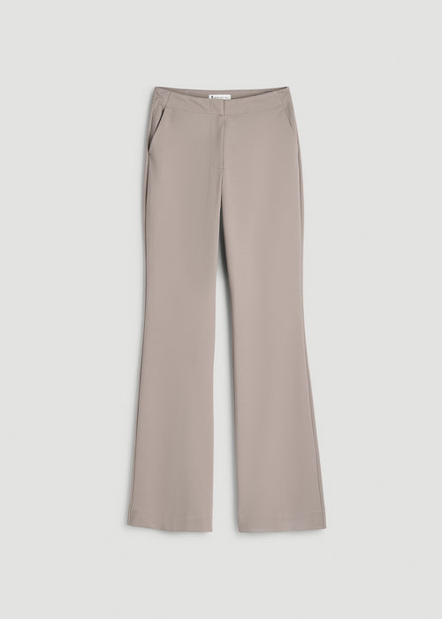 Freedom Flex Flare Dress Pants for Tall Women in Moon Rock