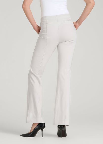 Freedom Flex Flare Dress Pants for Tall Women in White Sand