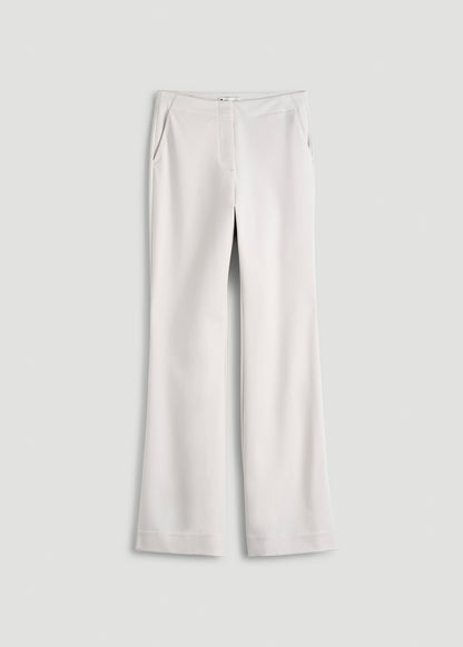 Freedom Flex Flare Dress Pants for Tall Women in White Sand