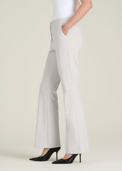 Freedom Flex Flare Dress Pants for Tall Women in White Sand