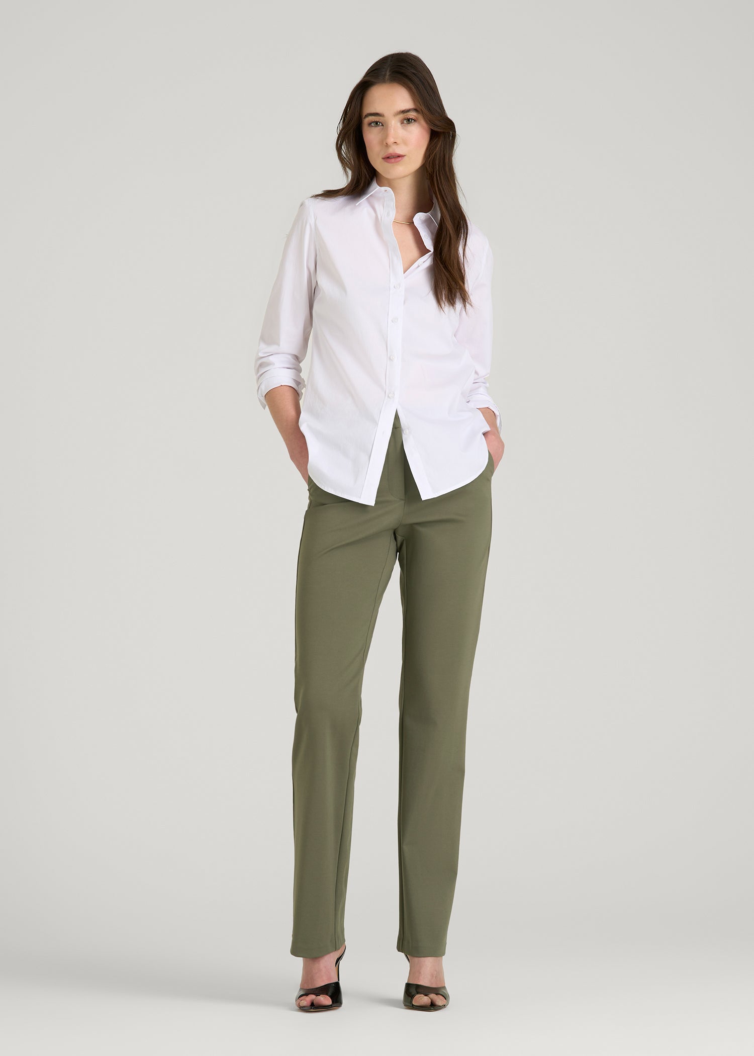 Women's Tall Straight Leg Dress Pants | American Tall