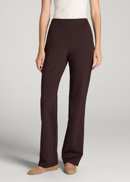 Freedom Flex Straight Leg Dress Pants for Tall Women in Espresso