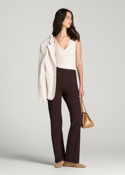 Freedom Flex Straight Leg Dress Pants for Tall Women in Espresso