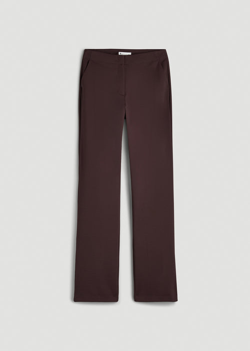 Freedom Flex Straight Leg Dress Pants for Tall Women in Espresso