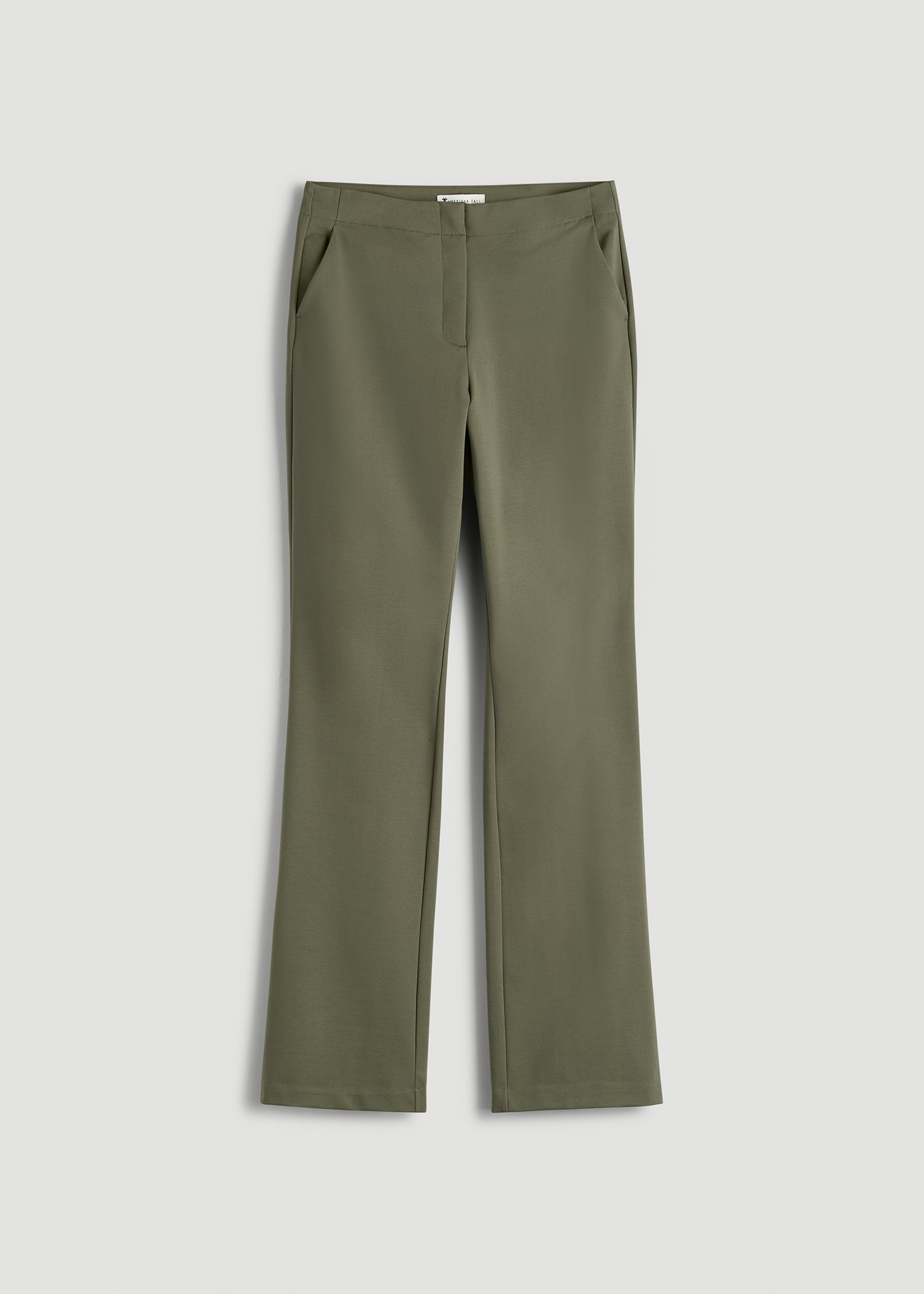 Freedom Flex Straight Leg Dress Pants for Tall Women in Olive