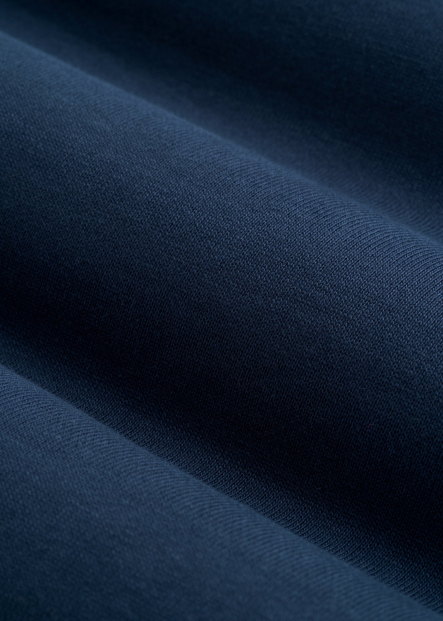 French Terry Crewneck Sweatshirt for Tall Women in Navy Blue