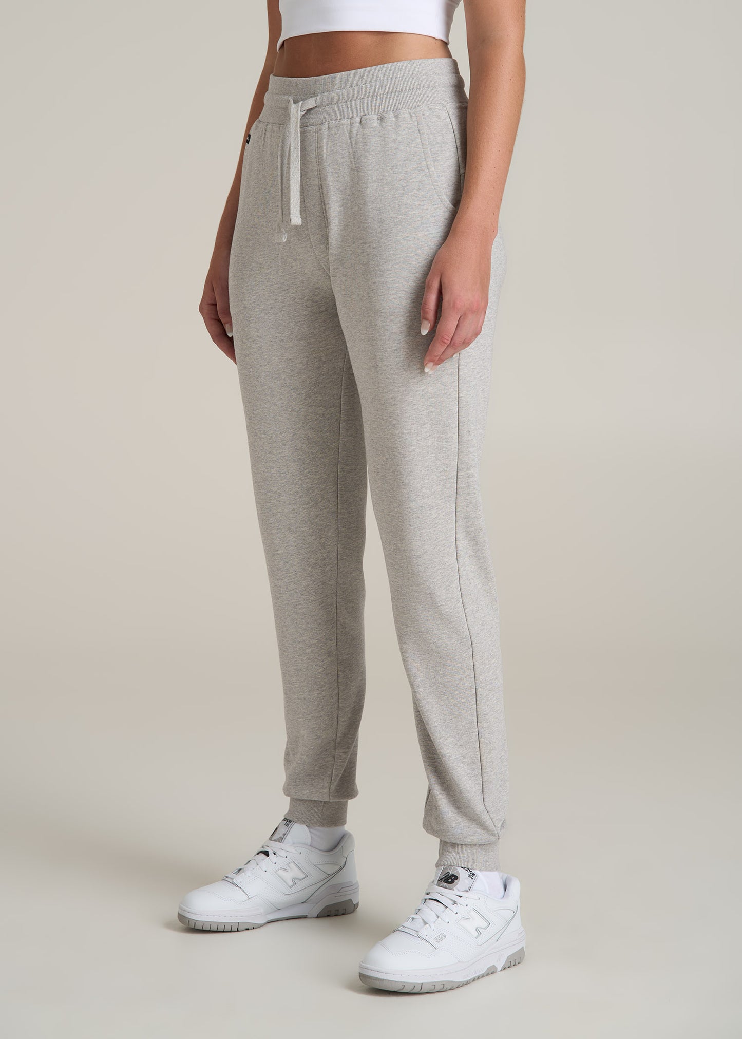 Wearever 2.0 French Terry Joggers for Tall Women in Grey Mix